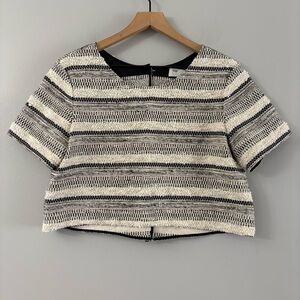 Thakoon Addition Tweed Open Back Top